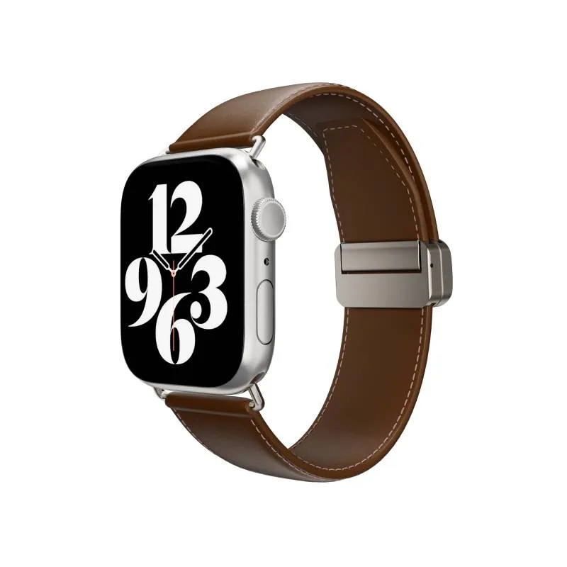 SwitchEasy Classic Genuine Leather Apple Watch Band (42/44/45/49mm)