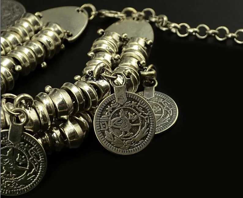 TEEK - Bohemian Vintage Turkish Silver Plated Bracelet