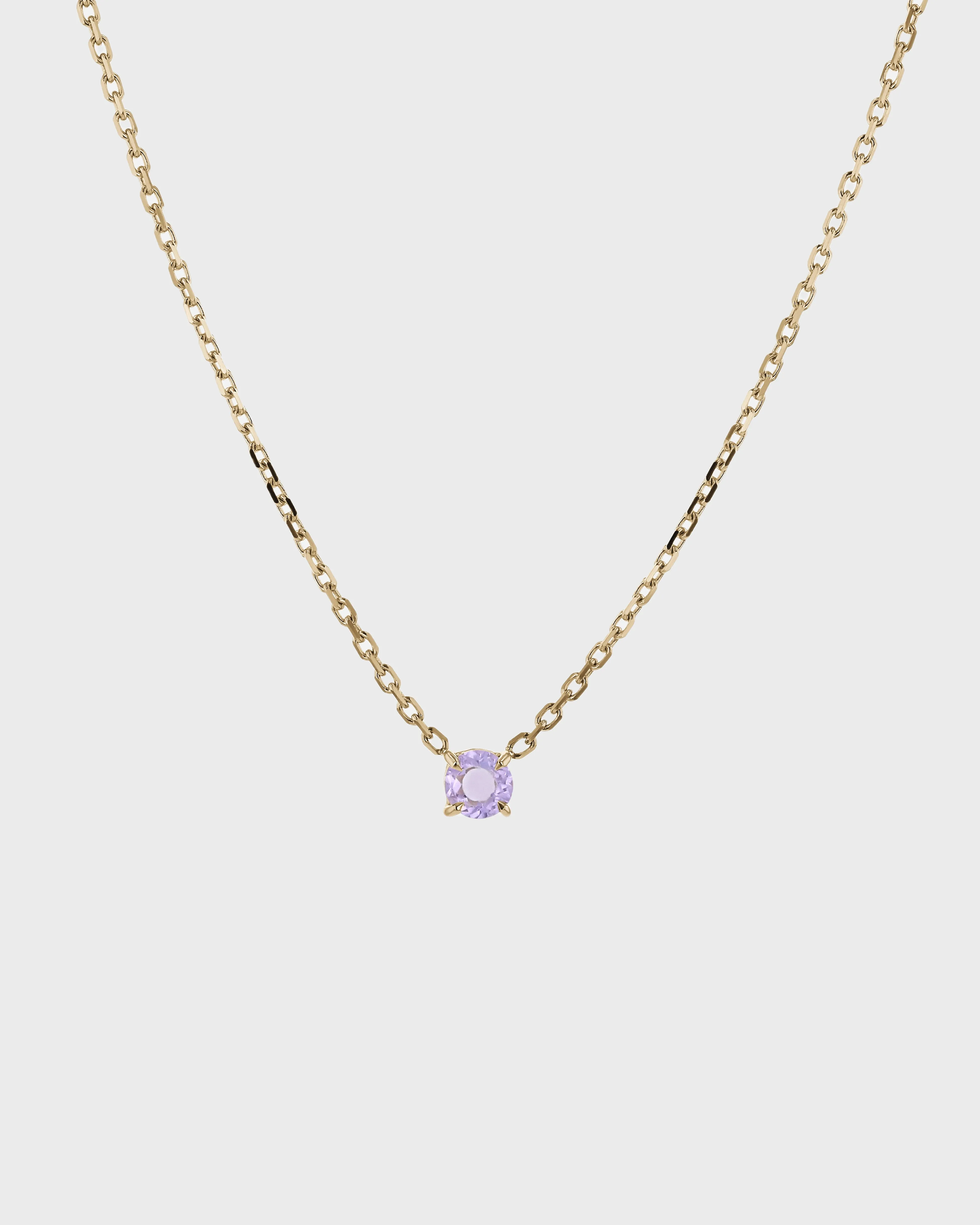 The Amethyst Birthstone Necklace