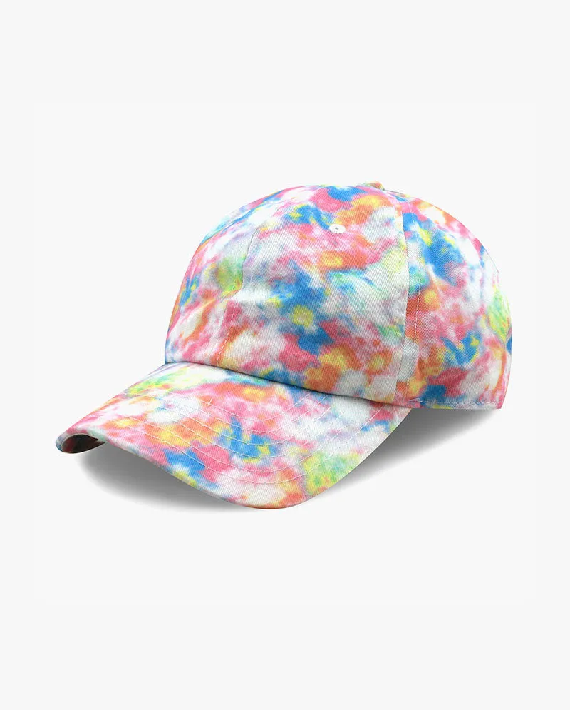 The Hat Depot Kids - Tie Dye Cotton Low Profile Baseball Cap