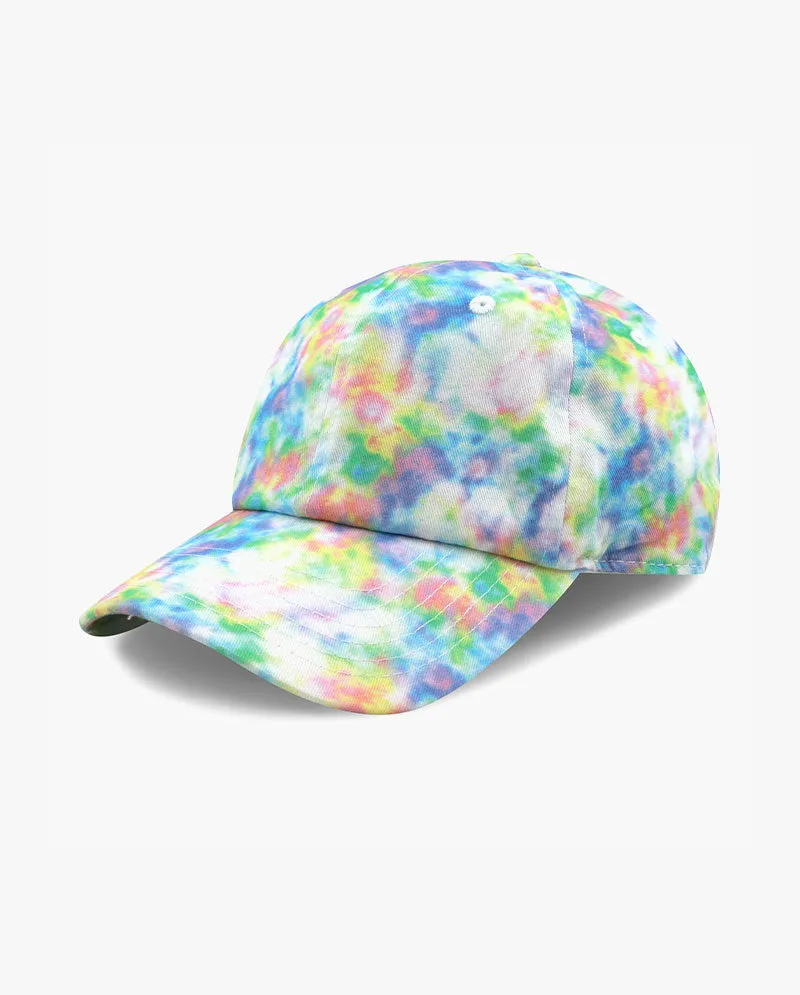 The Hat Depot Kids - Tie Dye Cotton Low Profile Baseball Cap