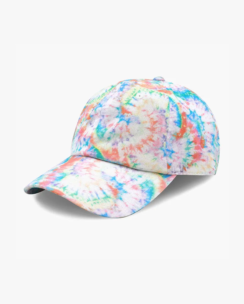 The Hat Depot Kids - Tie Dye Cotton Low Profile Baseball Cap