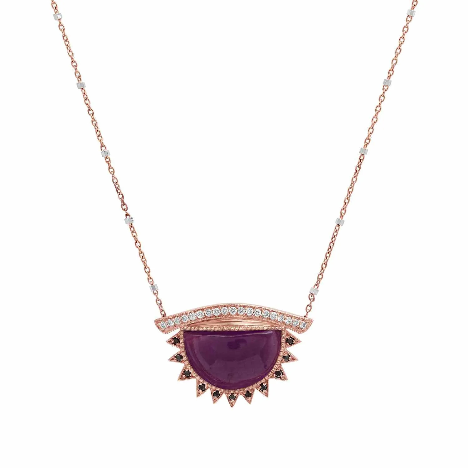 Third Eye Necklace   Amethyst