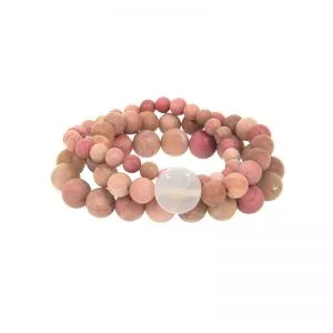 Three Row Stone Bracelet