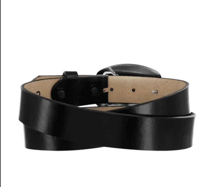 Tony Lama Women's The Santa Rosa Black Leather Belt C51283