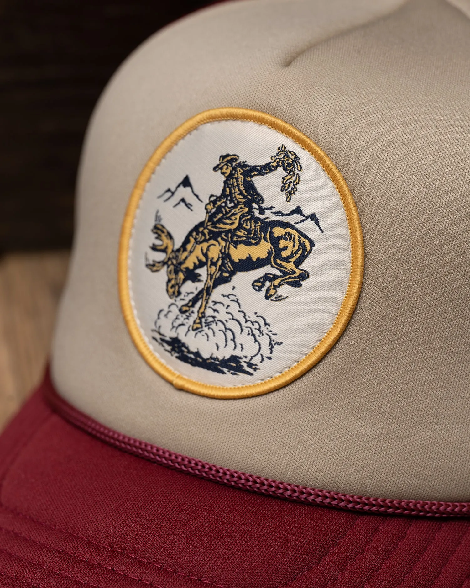 Trucker Cap: Burgundy