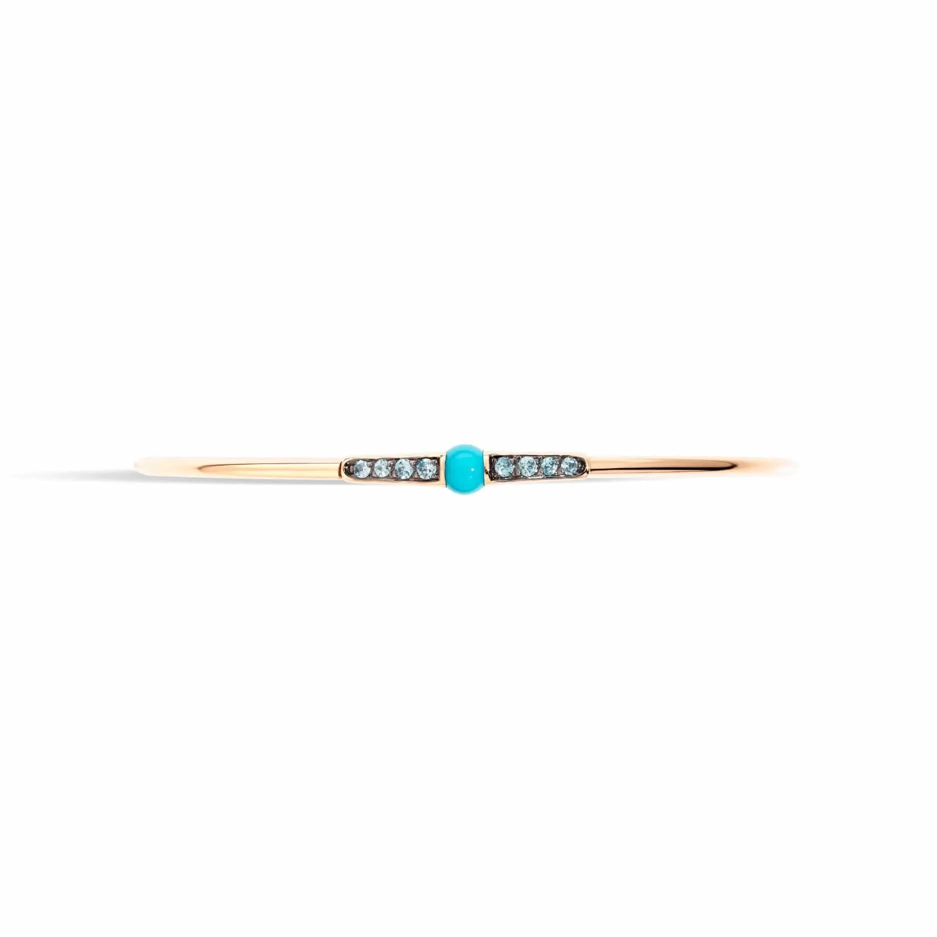 Turquoise & Blue Zircon M'Ama Non M'Ama Bangle