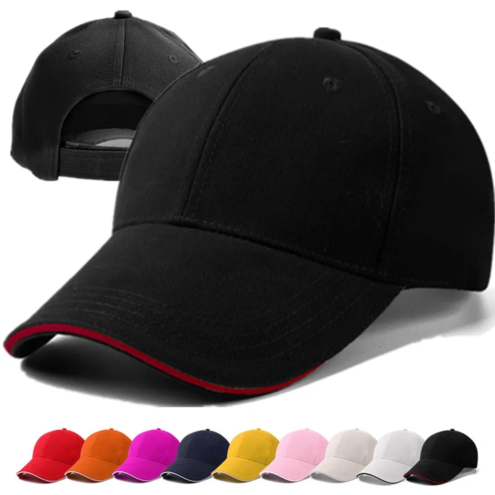 Unisex Cap Casual Acrylic Plain Baseball Cap Adjustable Hats For Women Men Hip Hop Cap Streetwear Dad Hat Wholesale