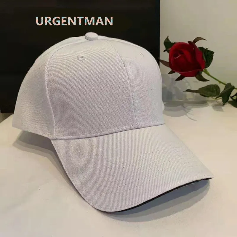 Unisex Cap Casual Acrylic Plain Baseball Cap Adjustable Hats For Women Men Hip Hop Cap Streetwear Dad Hat Wholesale