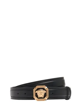 Versace   35mm Leather Medusa belt 