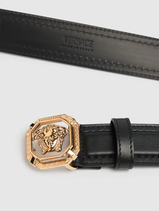 Versace   35mm Leather Medusa belt 