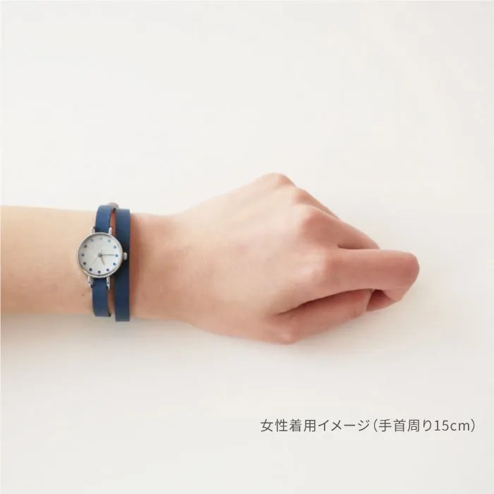 Women's Wristwatch - Azure Color, Japanese handmade wrist watch