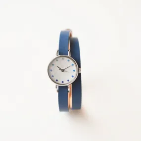 Women's Wristwatch - Azure Color, Japanese handmade wrist watch