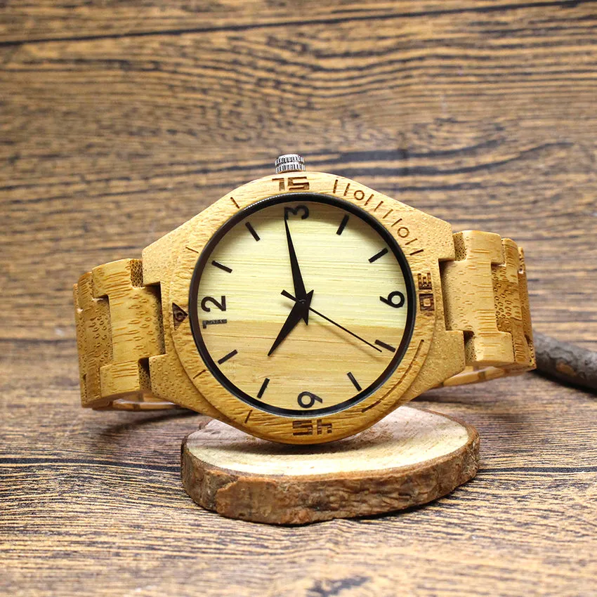 wrist watches bamboo wooden watches for men