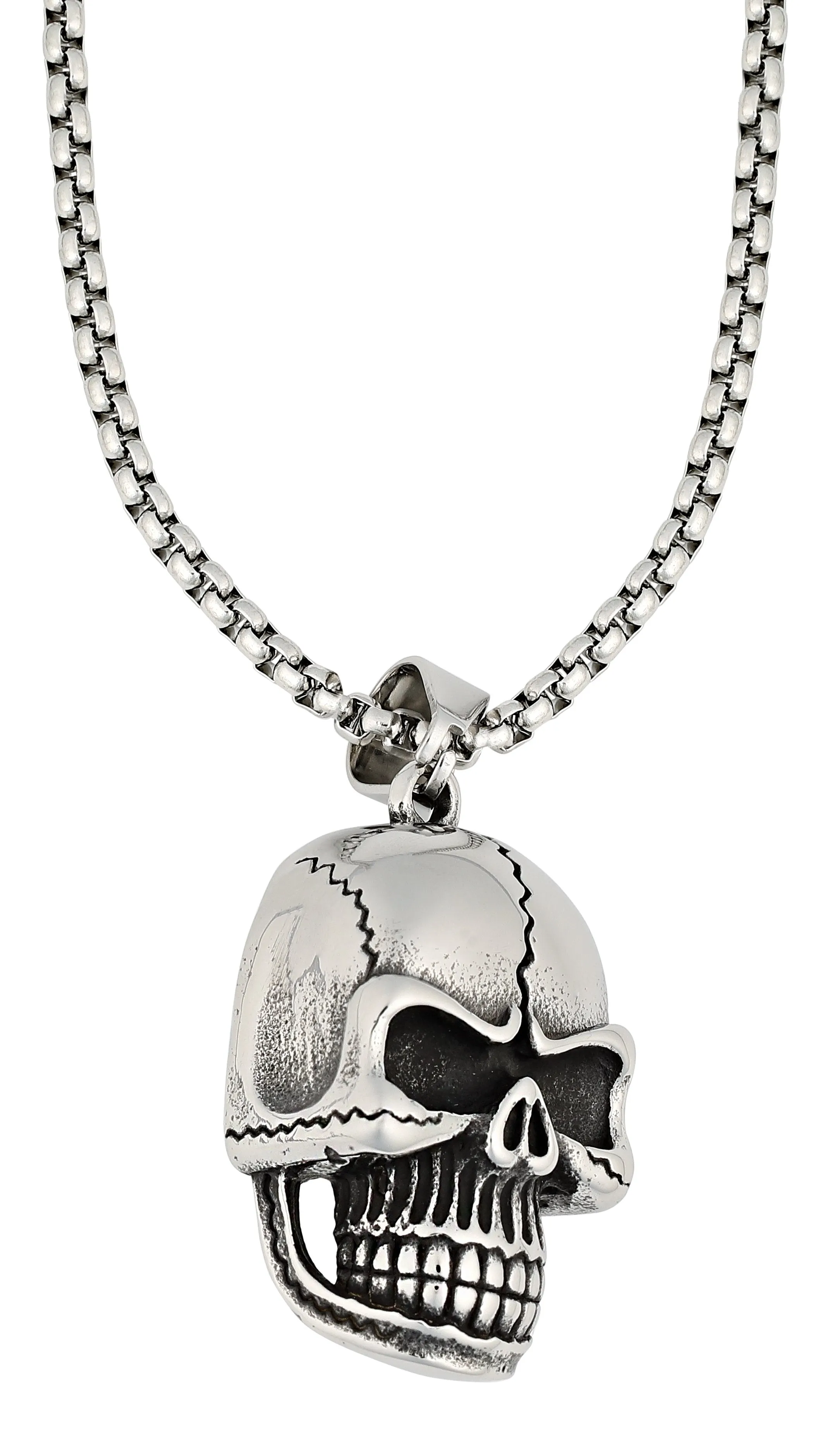 ZIPPO SKULL PENDANT NECKLACE